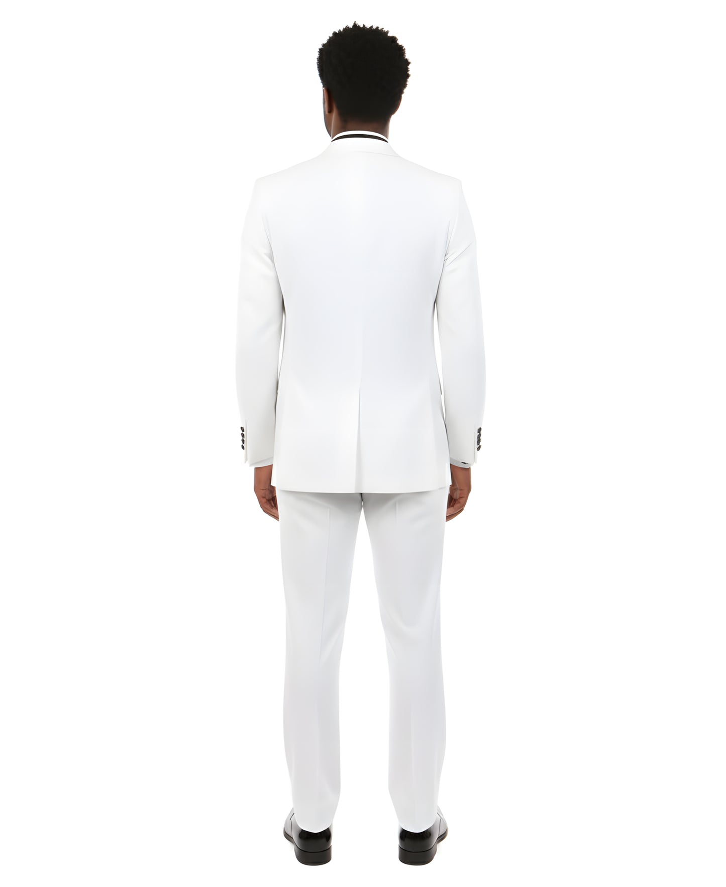 Mens Tuxedo Bryan Michaels Modern Fit Two Button Jacket with Satin Peak Lapel & Matching Pants