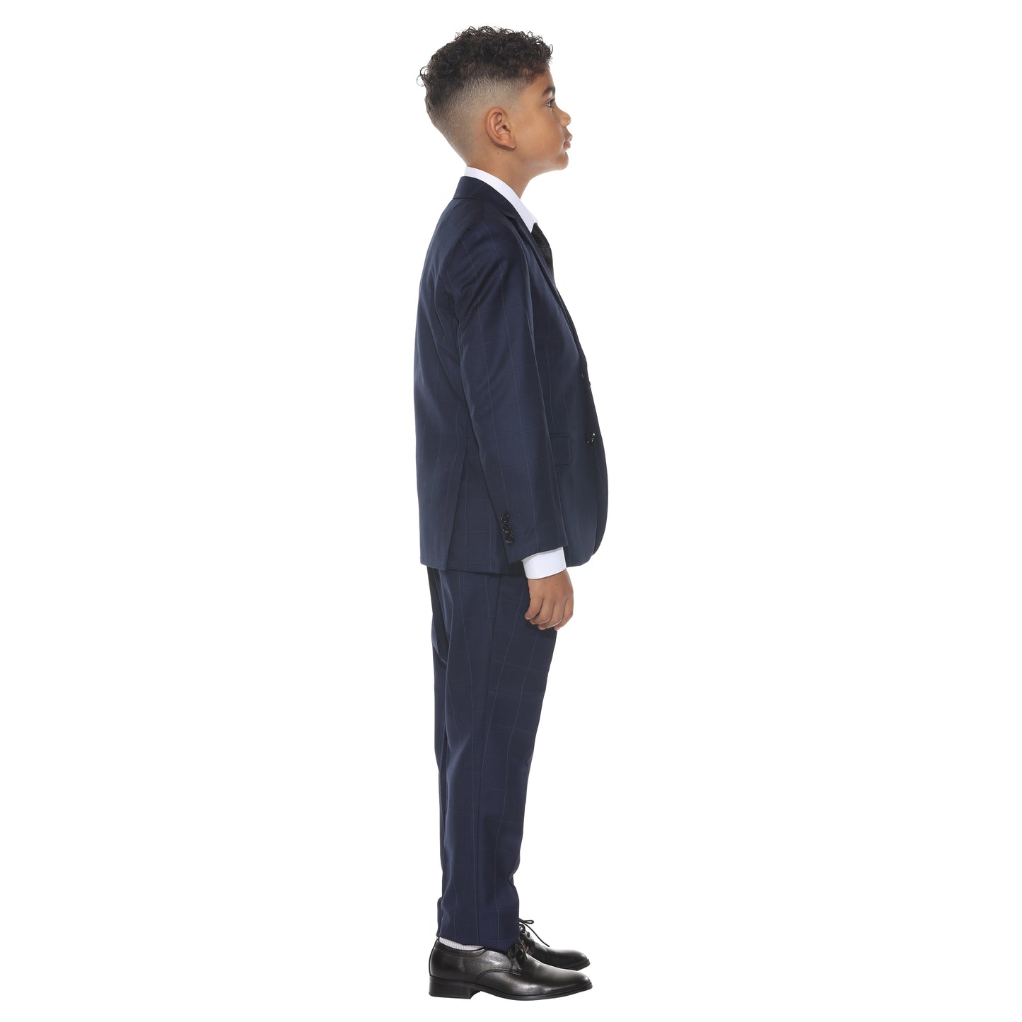 Perry Ellis Boy's 5pc Windowpane Suit