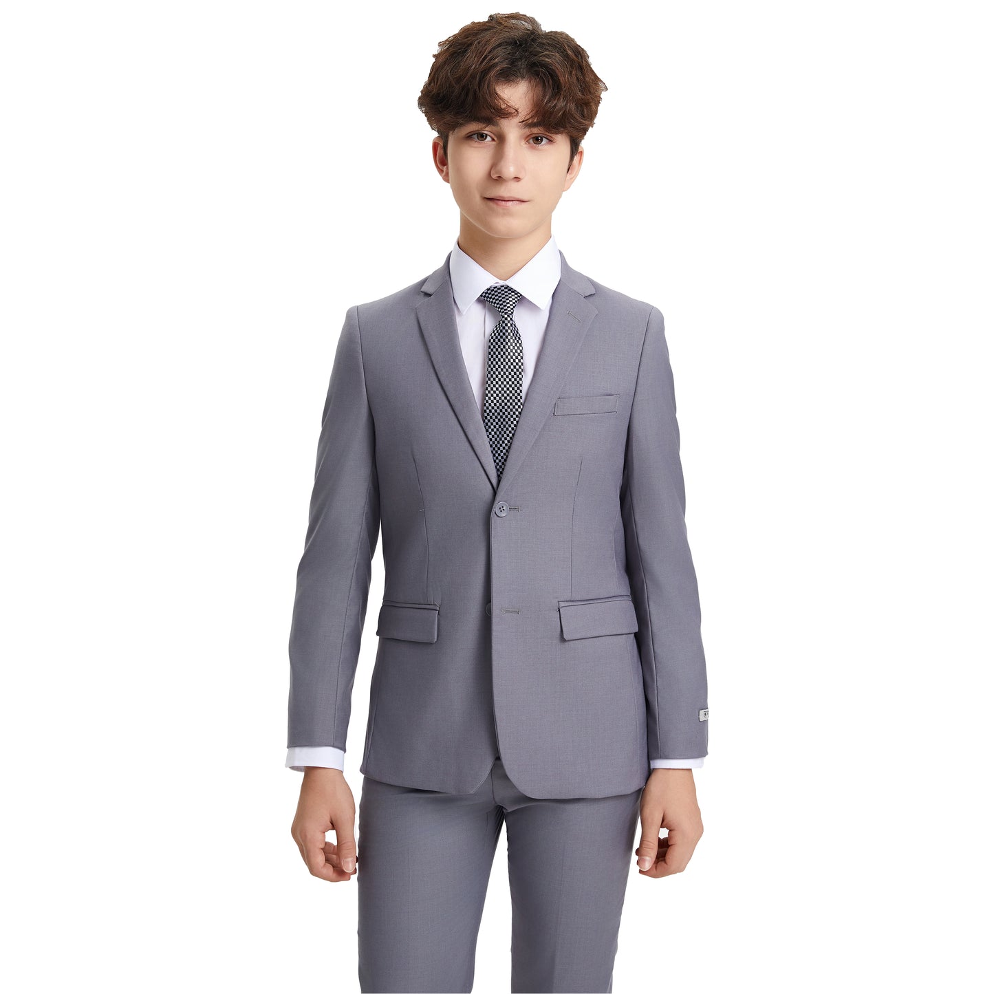 Stacy Adams Boy's 5pc Solid Suit