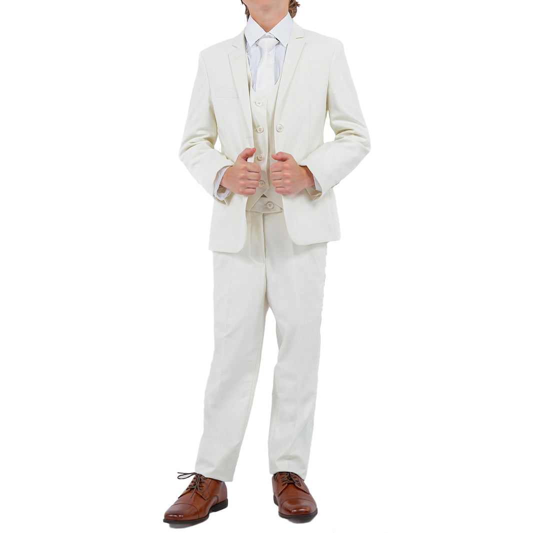 Tazzio Boy's 5pc Solid Suit