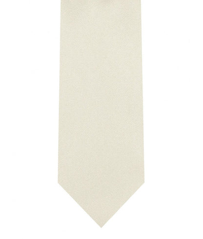 Tie and Pocket Square Set Ivory