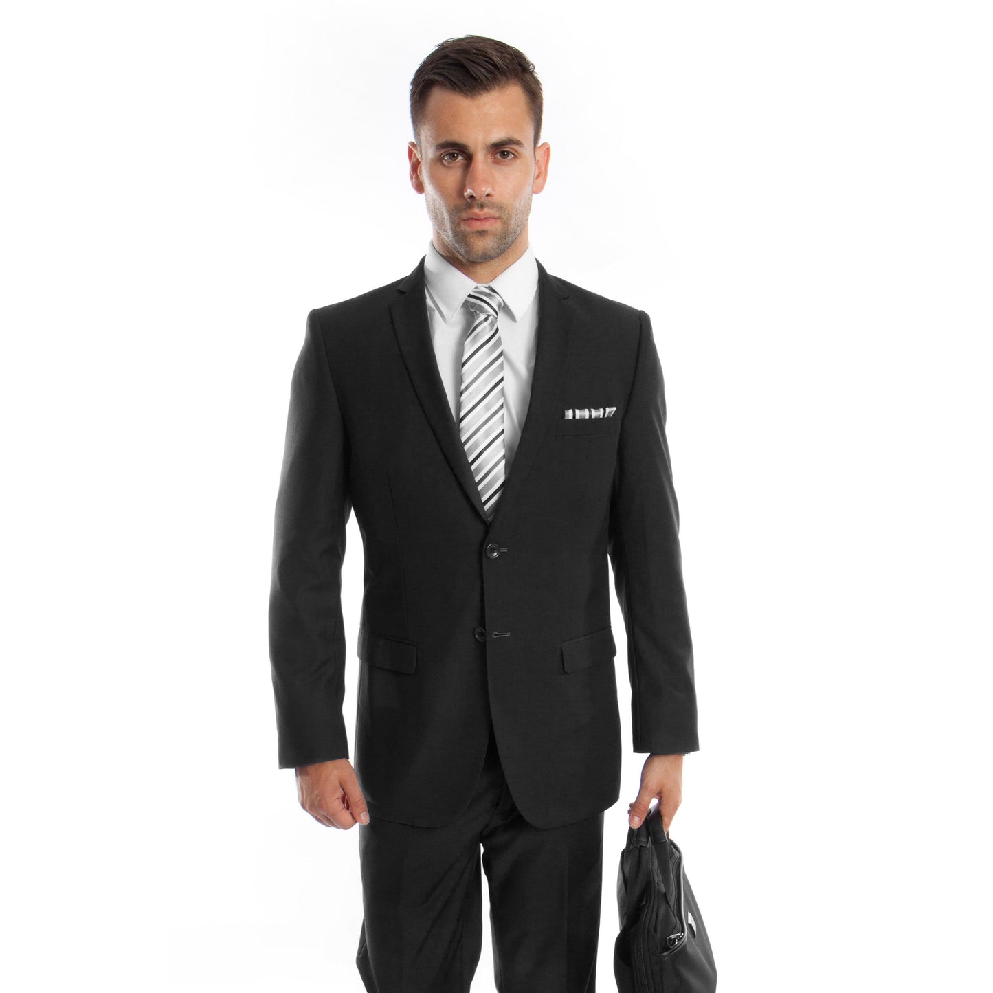 Black Slim Fit 2-PC Suits