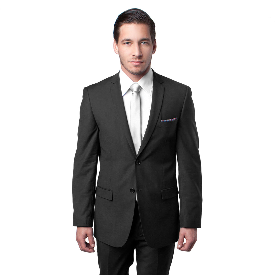 Charcoal Slim Fit 2-PC Suits