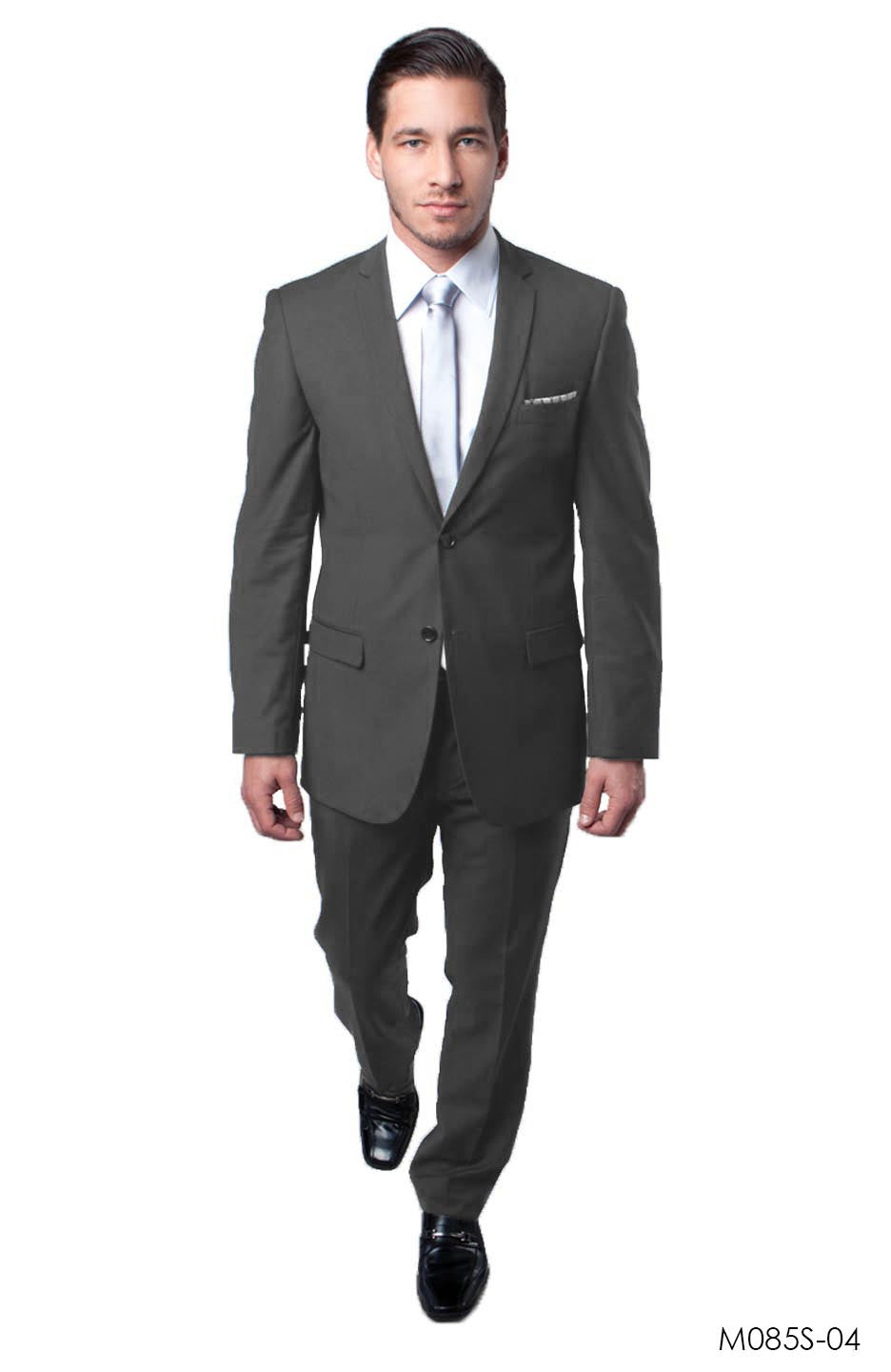 Grey Slim Fit 2-PC Suits