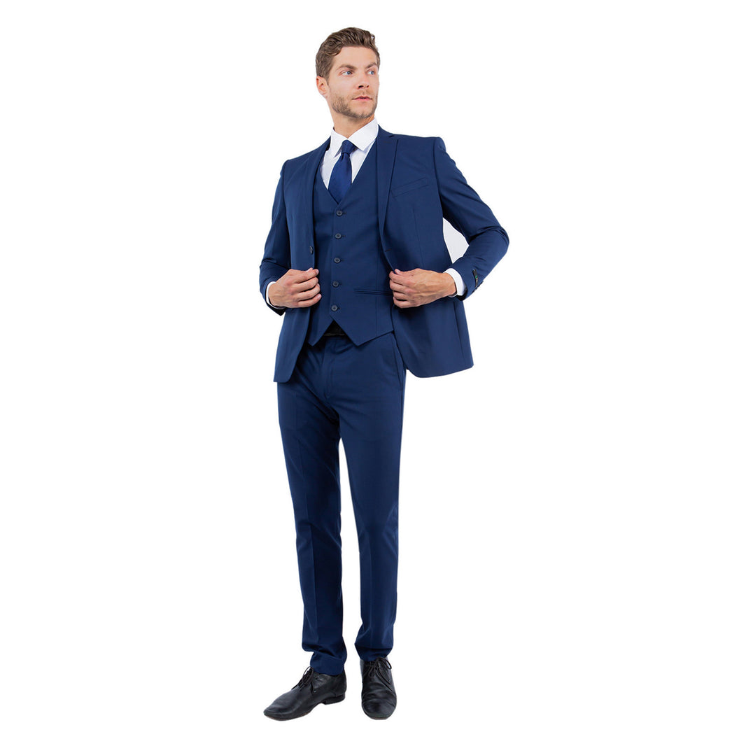 4-Way Stretch Mens 3pc Suit Set (Made to Move)