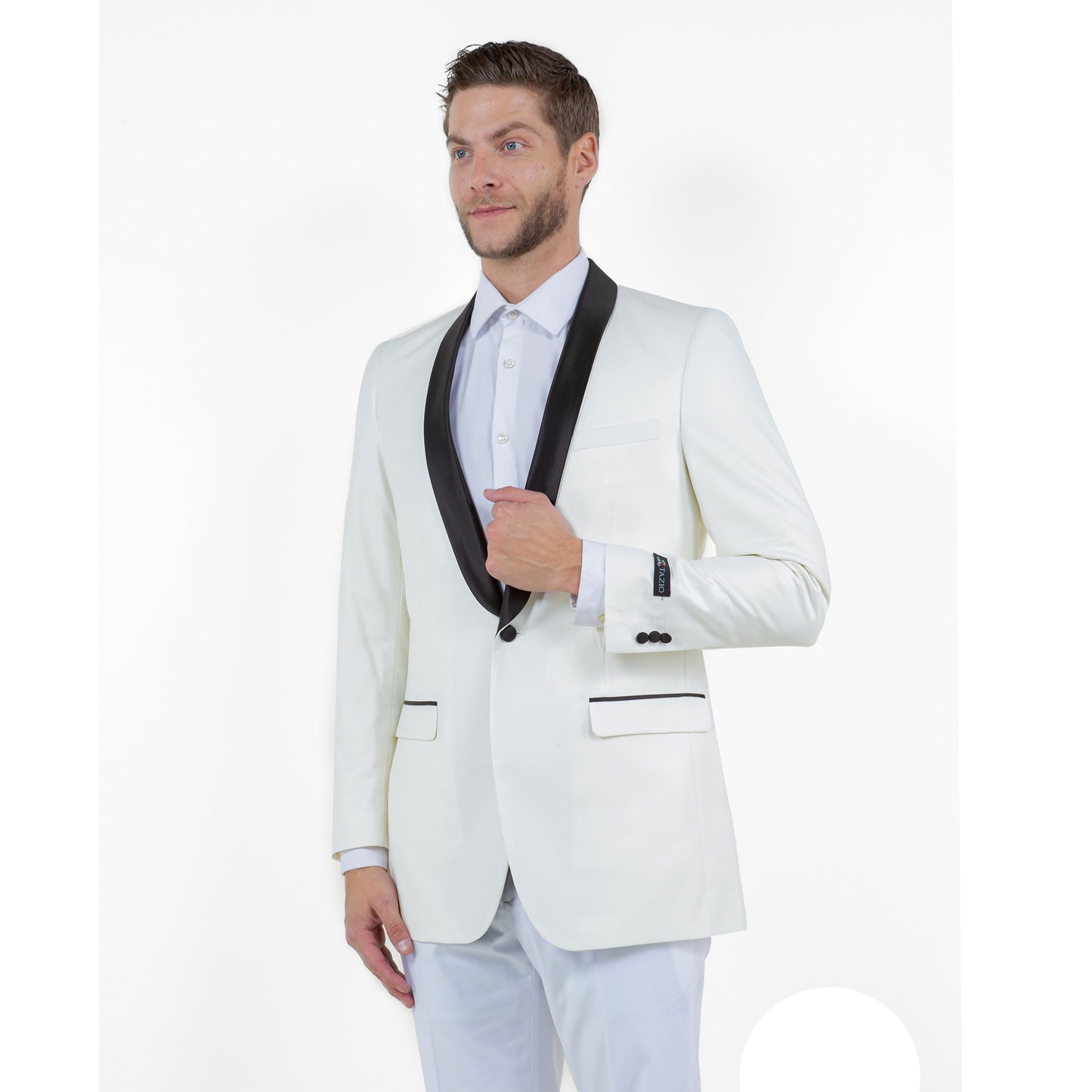 Men's Satin Textured Sport Coat Only