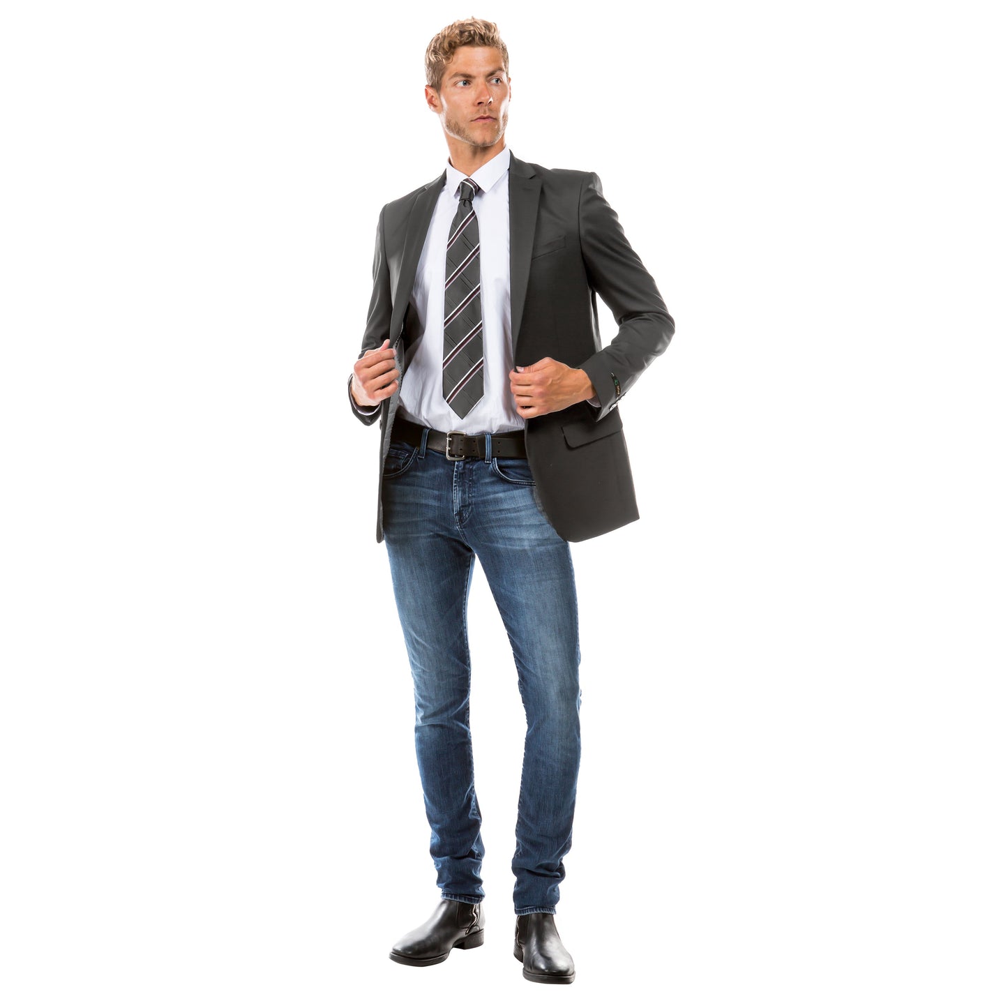 Men's Tailored-Fit Suits Separates Jacket