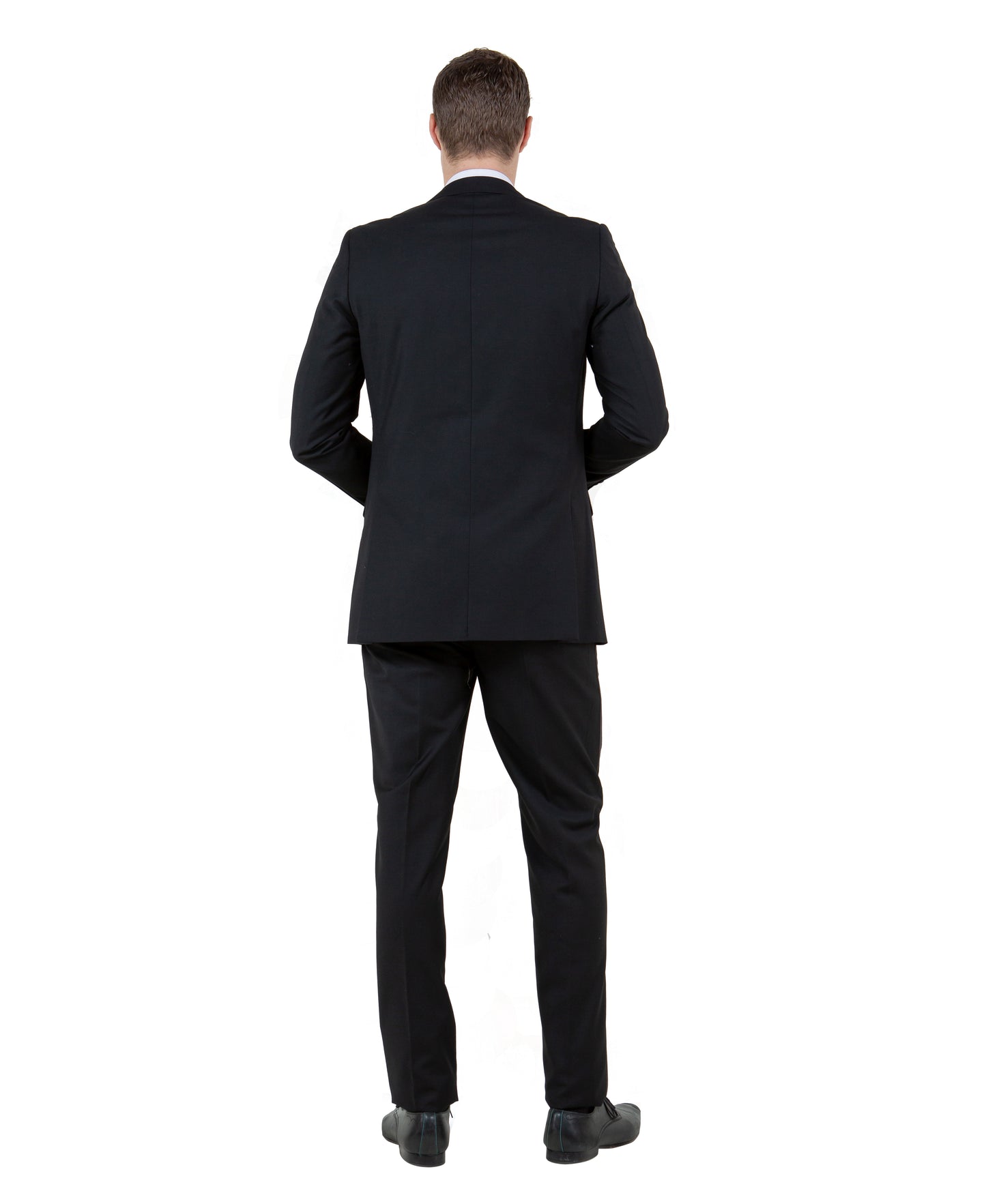 Mens Tuxedo Bryan Michaels Slim Fit Two Button Jacket with Satin Peak Lapel & Matching Pants