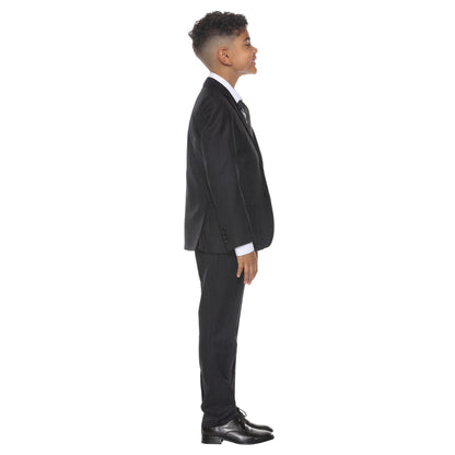 Perry Ellis Boy's 5pc Windowpane Suit