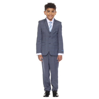 Perry Ellis Boy's 5pc Glenplaid Suit