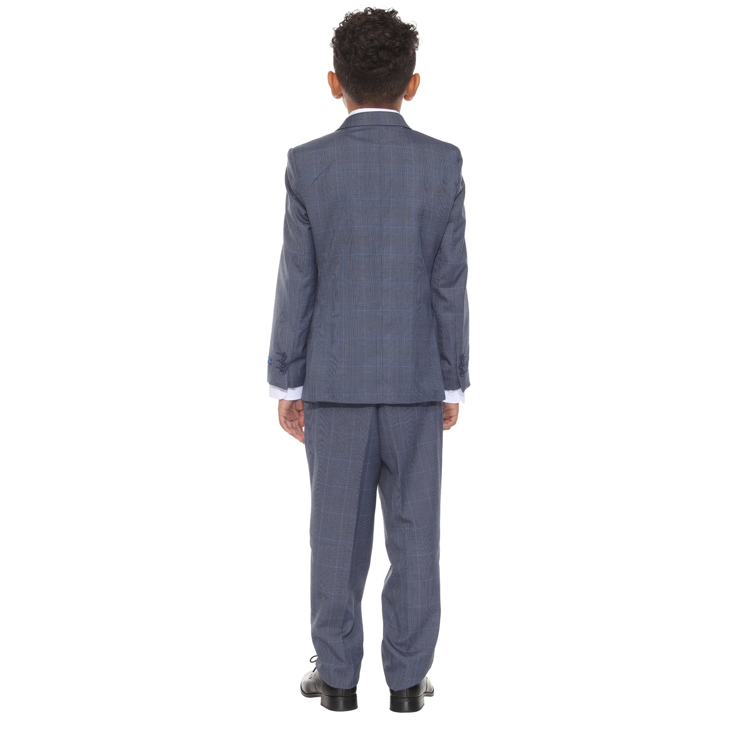 Perry Ellis Boy's 5pc Glenplaid Suit