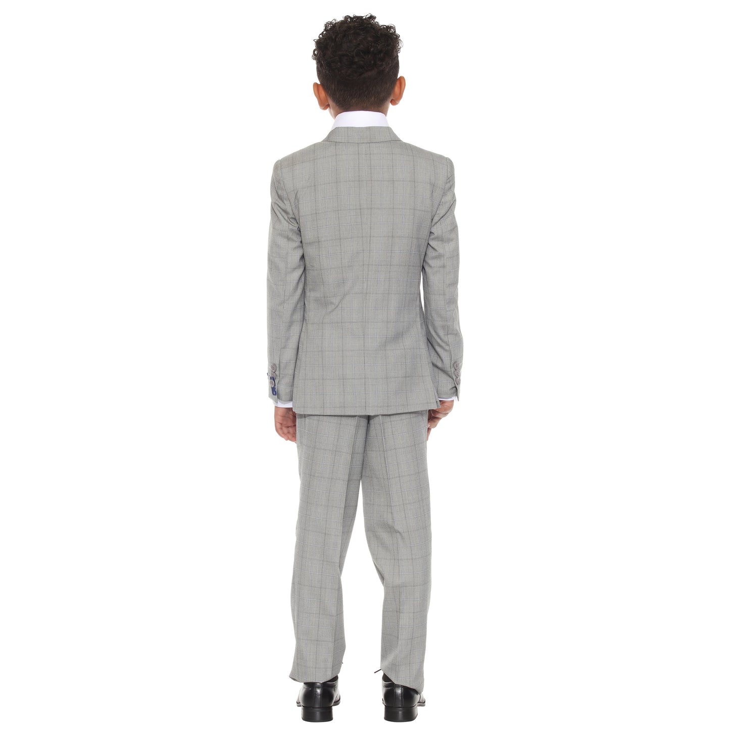 Perry Ellis Boy's 5pc Glenplaid Suit