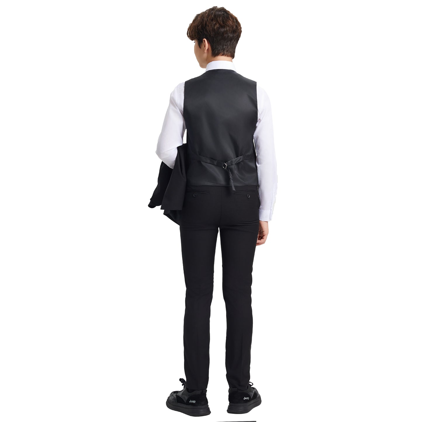 Stacy Adams Boy's 5pc Solid Suit
