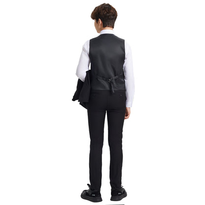 Stacy Adams Boy's 5pc Solid Suit