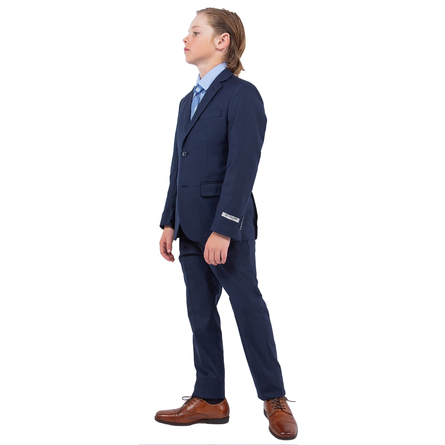Stacy Adams Boy's 5pc Solid Suit