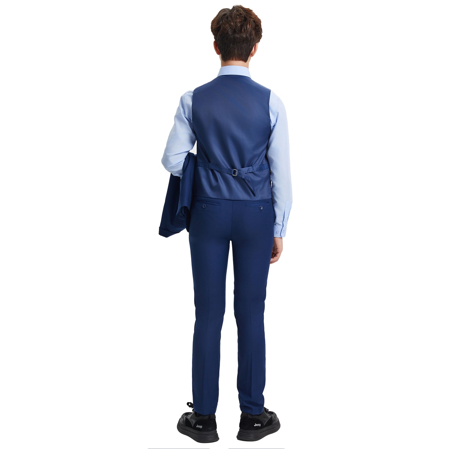 Stacy Adams Boy's 5pc Solid Suit