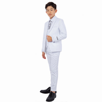 Stacy Adams Boy's 5pc Solid Suit