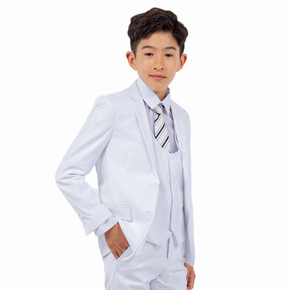 Stacy Adams Boy's 5pc Solid Suit