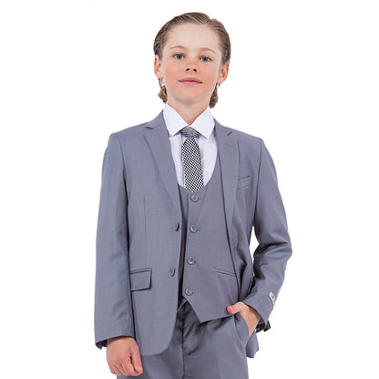 Stacy Adams Boy's 5pc Solid Suit