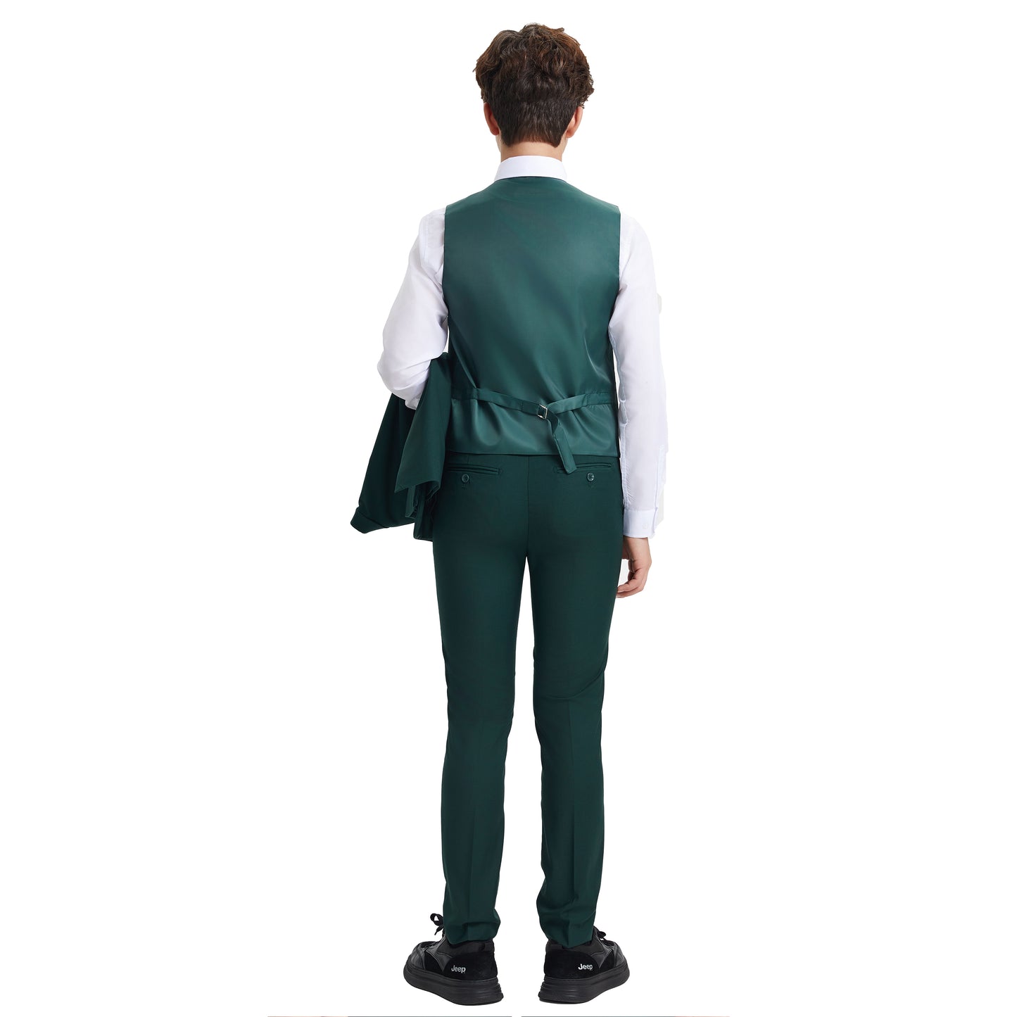 Stacy Adams Boy's 5pc Solid Suit