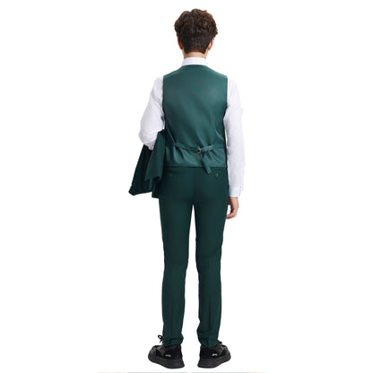 Stacy Adams Boy's 5pc Solid Suit