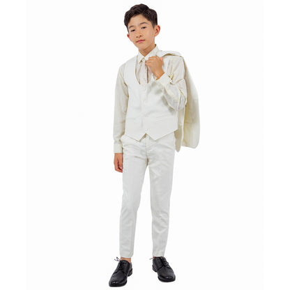 Stacy Adams Boy's 5pc Solid Suit