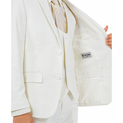 Stacy Adams Boy's 5pc Solid Suit