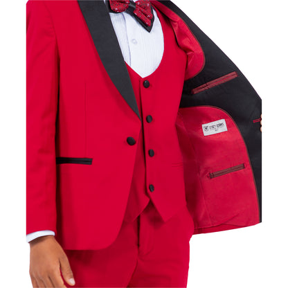 Stacy Adams Red 5 pc Tuxedo