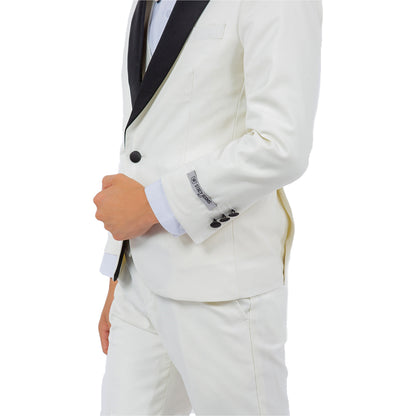 Stacy Adams Ivory 5 pc Tuxedo