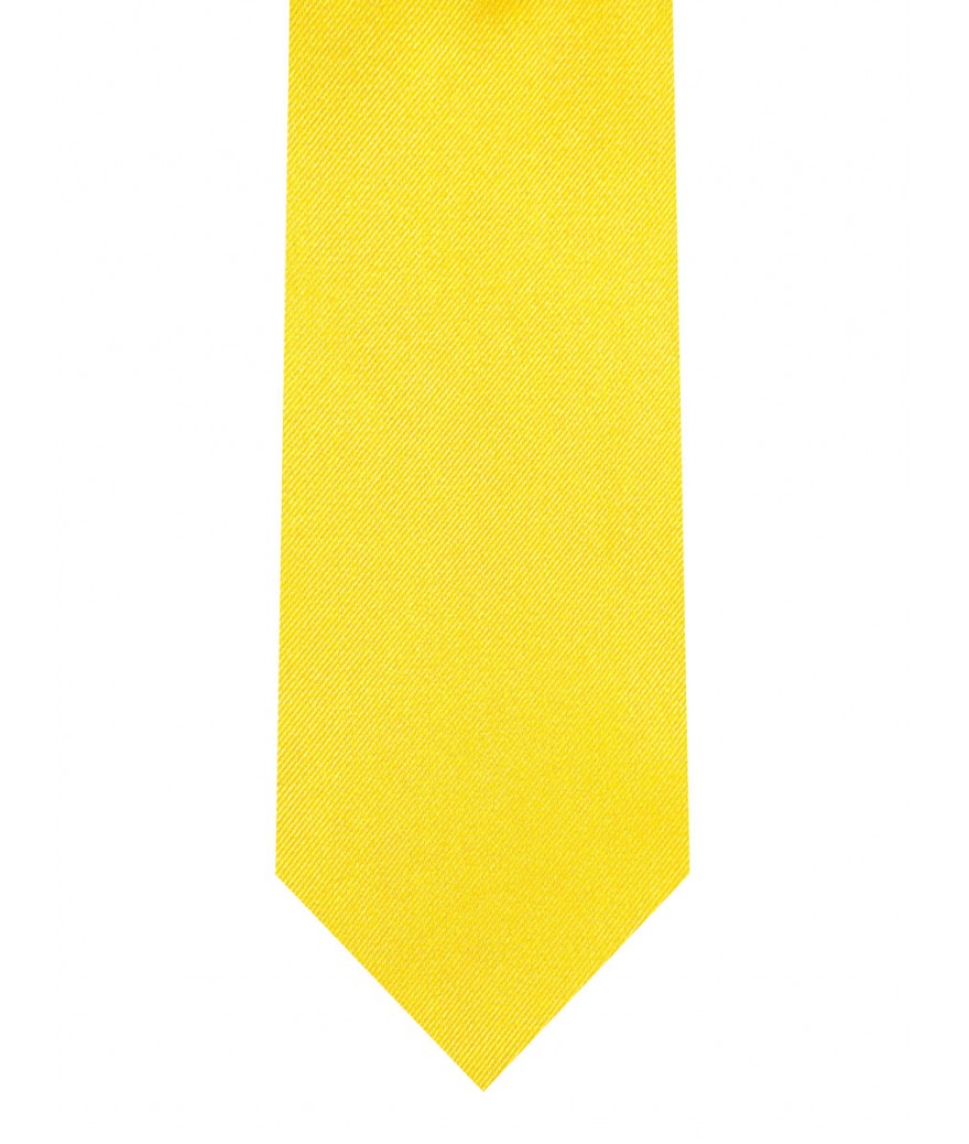 Tie and Pocket Square Set Yellow