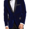 Navy Velvet Tux Jacket