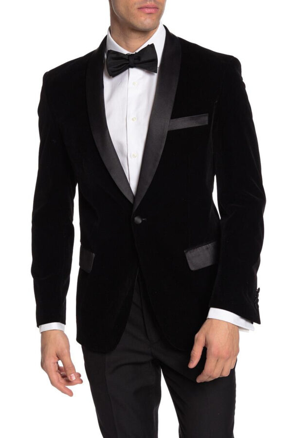 Black Velvet Tux Jacket